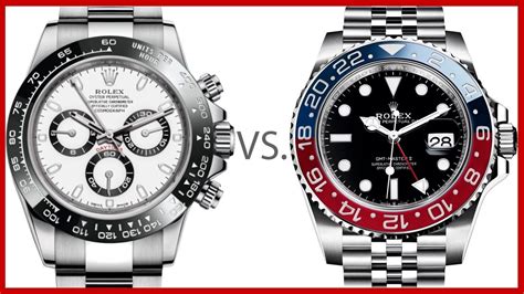 Rolex Daytona vs Rolex GMT Master II “Pepsi” .